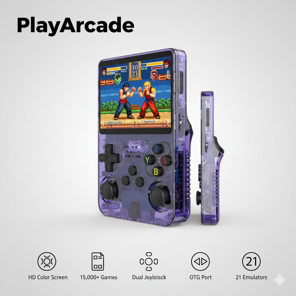 PlayArcade Retro Handheld Game Console